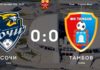 ФНЛ 13-й тур. ФК Сочи — ФК Тамбов 0:0